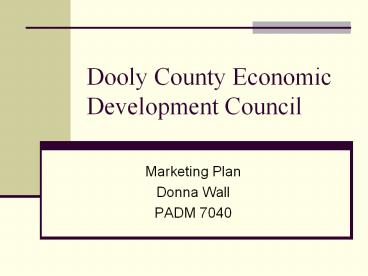 Dooly County Economic Development Council
