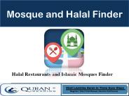 Mosque and Halal Finder Android Application