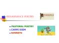 RENAISSANCE POETRY PowerPoint PPT Presentation