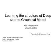 Learning the structure of Deep sparse Graphical Model