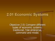 2.01 Economic Systems