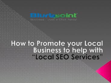Tips of Local SEO Services