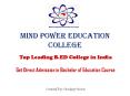Get Admission in Bachelor of Education Course PowerPoint PPT Presentation