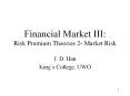 Financial Market III: Risk Premium Theories 2- Market Risk PowerPoint PPT Presentation