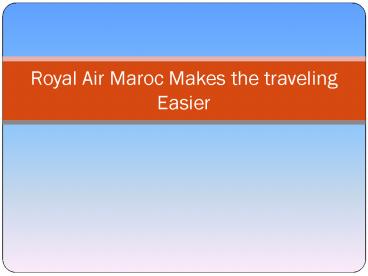 royal air maroc, royal air maroc flights
