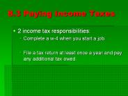 8.3 Paying Income Taxes