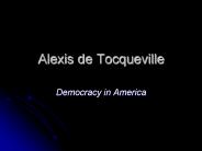 Alexis de Tocqueville