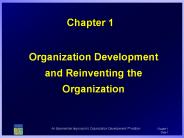 Organization Development and Reinventing the Organization