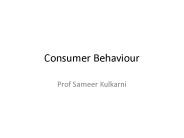 Consumer Behaviour