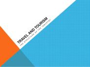 Travel and Tourism