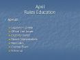 April Rules Education PowerPoint PPT Presentation