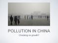 POLLUTION IN CHINA PowerPoint PPT Presentation