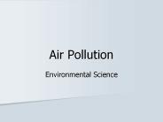 Air Pollution