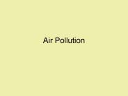Air Pollution