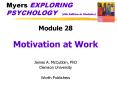 Myers EXPLORING PSYCHOLOGY  (6th Edition in Modules) PowerPoint PPT Presentation