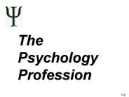 Psychology Careers