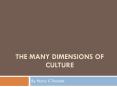 The Many Dimensions of Culture PowerPoint PPT Presentation