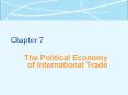 The Political Economy of International Trade PowerPoint PPT Presentation