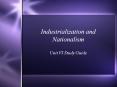 Industrialization and Nationalism PowerPoint PPT Presentation