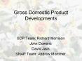 Gross Domestic Product Developments PowerPoint PPT Presentation