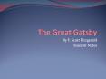 The Great Gatsby PowerPoint PPT Presentation
