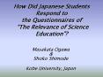 How Did Japanese Students Respond to the Questionnaires of  PowerPoint PPT Presentation