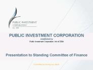 PUBLIC INVESTMENT CORPORATION