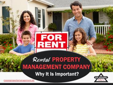 Hire Property Management in La Mirada – Reasons!