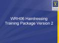 WRH06 Hairdressing Training Package Version 2 PowerPoint PPT Presentation