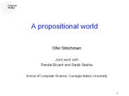 A propositional world