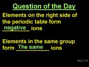 Question of the Day