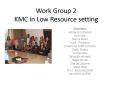 Work Group 2 KMC in Low Resource setting PowerPoint PPT Presentation