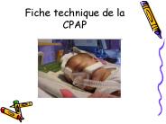 Fiche technique de la CPAP