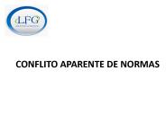 CONFLITO APARENTE DE NORMAS