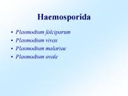 Haemosporida
