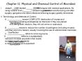 Chapter 11: Physical and Chemical Control of Microbes PowerPoint PPT Presentation
