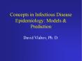 Concepts in Infectious Disease Epidemiology: Models PowerPoint PPT Presentation