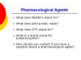 Pharmacological Agents PowerPoint PPT Presentation