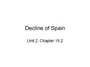 Decline of Spain