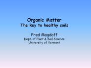 Organic Matter