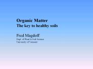 Organic Matter