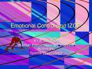 Emotional Control and IZOF.