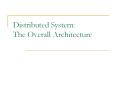 Distributed System: The Overall Architecture PowerPoint PPT Presentation