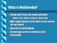 What is Multimedia?