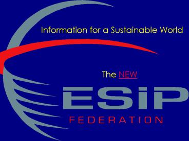 GENESIS:  A Science Information System for the Study of Global Change