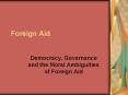 Foreign Aid PowerPoint PPT Presentation