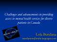 Challenges and advancements in providing access to mental health services for diverse patients in Canada PowerPoint PPT Presentation