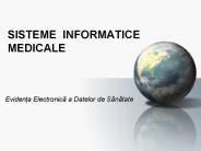 SISTEME INFORMATICE MEDICALE