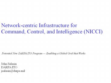 The Evolution of SPAWAR