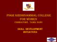 PSGR Krishnammal College for Women Coimbatore, Tamil Nadu PowerPoint PPT Presentation